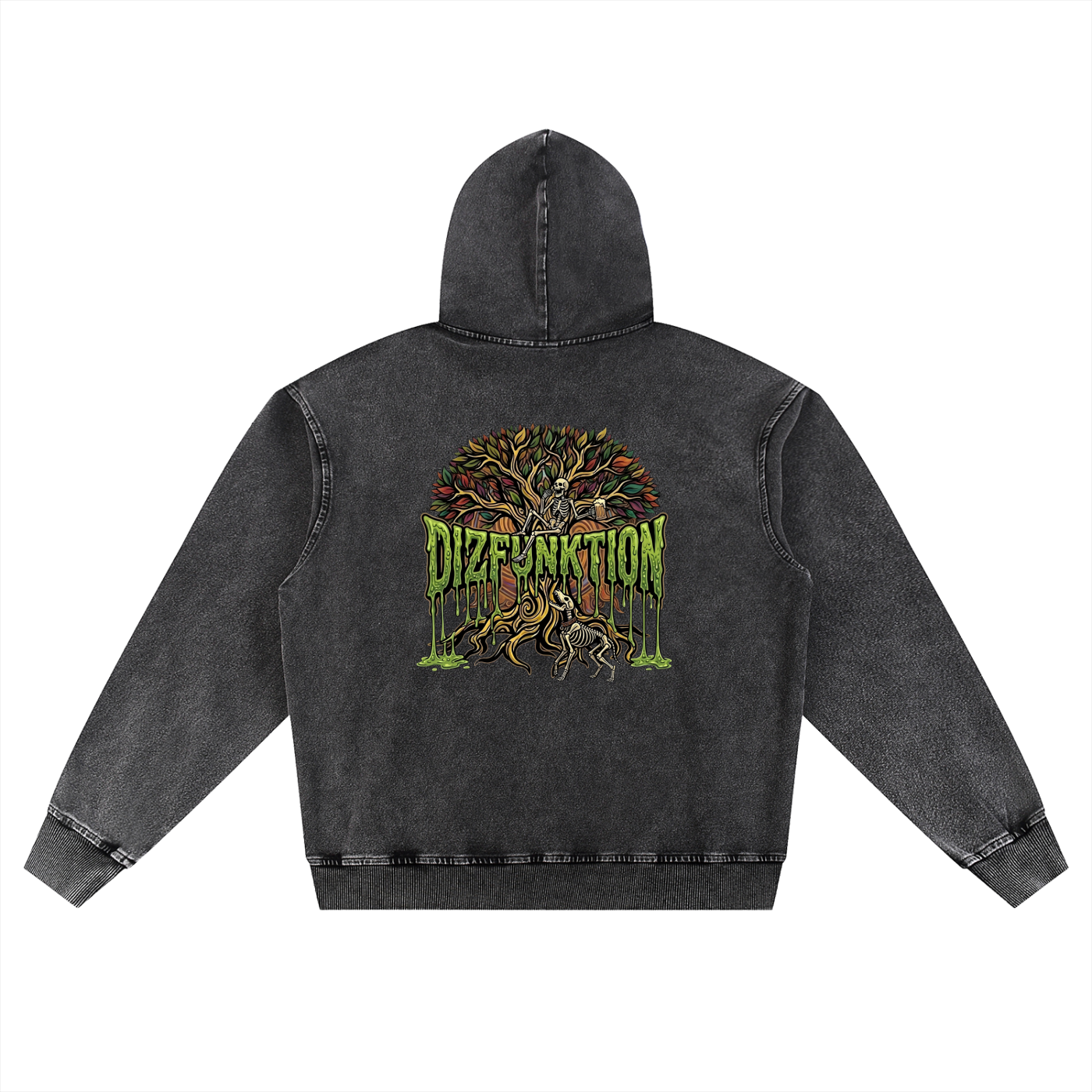 DIZFUNKTION - Jean Hoodie - Tree