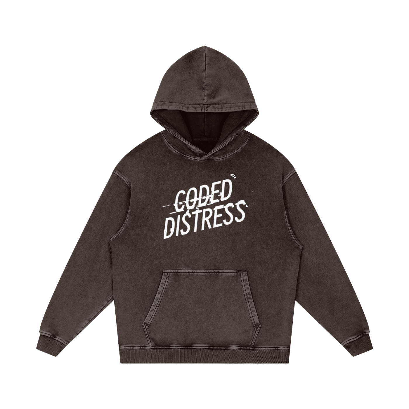 CODED DISTRESS - Distressed Hoodie